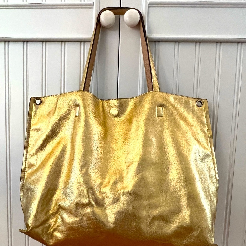 Reversible Gold one side And Tan other side